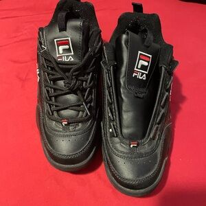 Fila Black Athletic Shoes